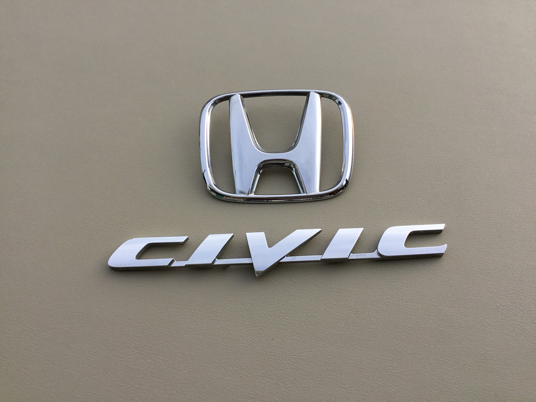 2006-2011 Honda Civic Coupe Trunk Emblem Set