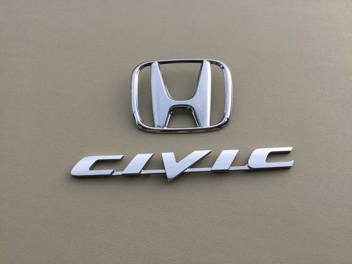 2006-2011 Honda Civic Coupe Trunk Emblem Set