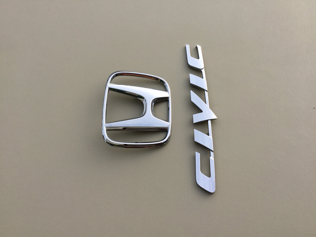 2006-2011 Honda Civic Coupe Trunk Emblem Set