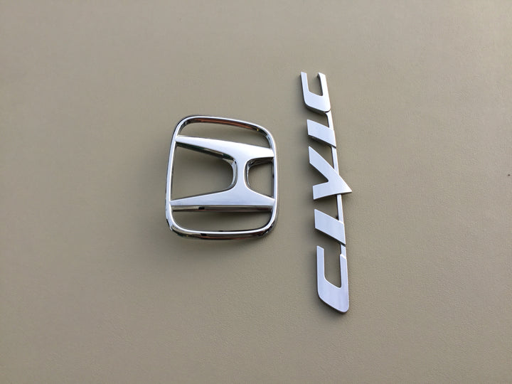 2006-2011 Honda Civic Coupe Trunk Emblem Set