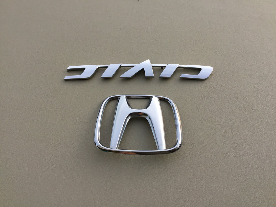 2006-2011 Honda Civic Coupe Trunk Emblem Set