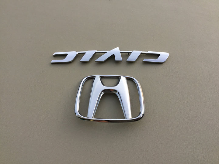 2006-2011 Honda Civic Coupe Trunk Emblem Set