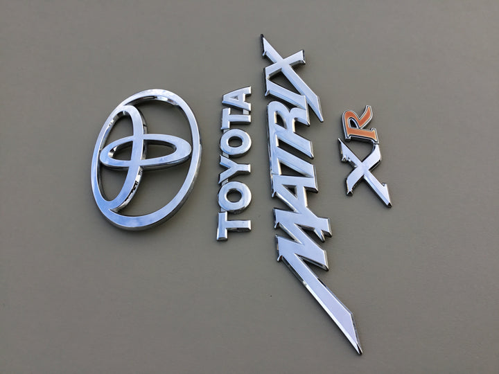 2003-2008 Toyota Matrix XR Tailgate Emblem Set