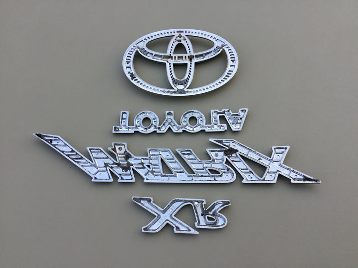 2003-2008 Toyota Matrix XR Tailgate Emblem Set