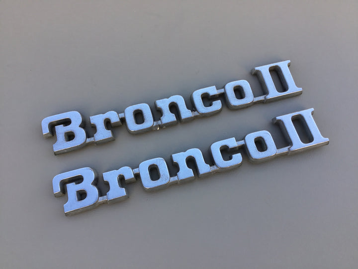 1984-1990 Ford Bronco II Fender Emblem Set