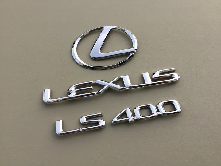 1998-2000 Lexus LS400 Trunk Emblem Set