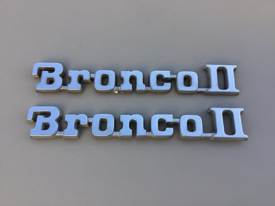 1984-1990 Ford Bronco II Fender Emblem Set