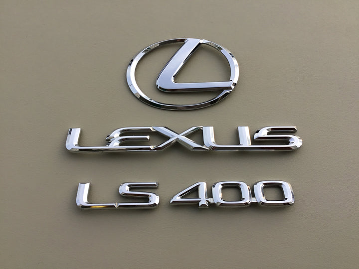 1998-2000 Lexus LS400 Trunk Emblem Set
