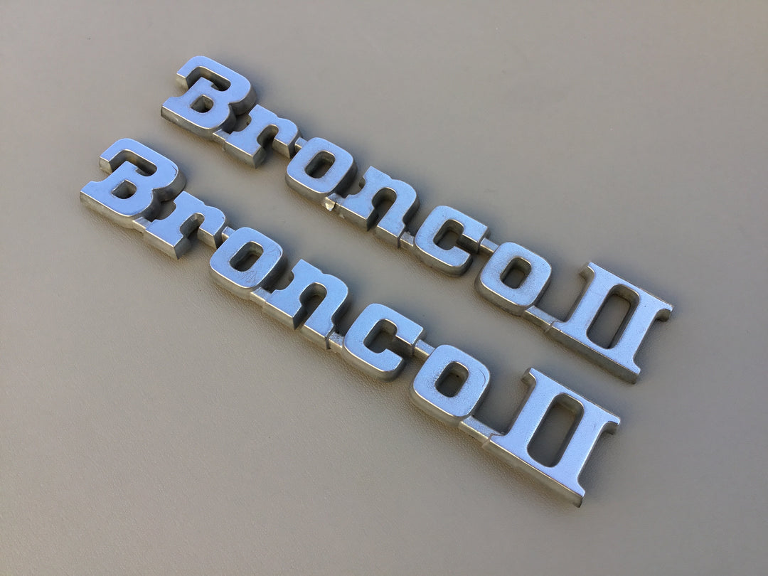 1984-1990 Ford Bronco II Fender Emblem Set