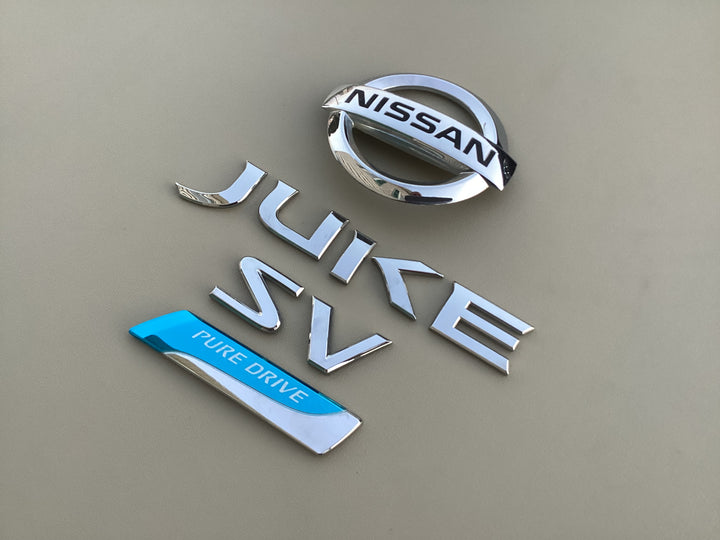 2011-2017 Nissan Juke SV Pure Drive Trunk Emblem Set