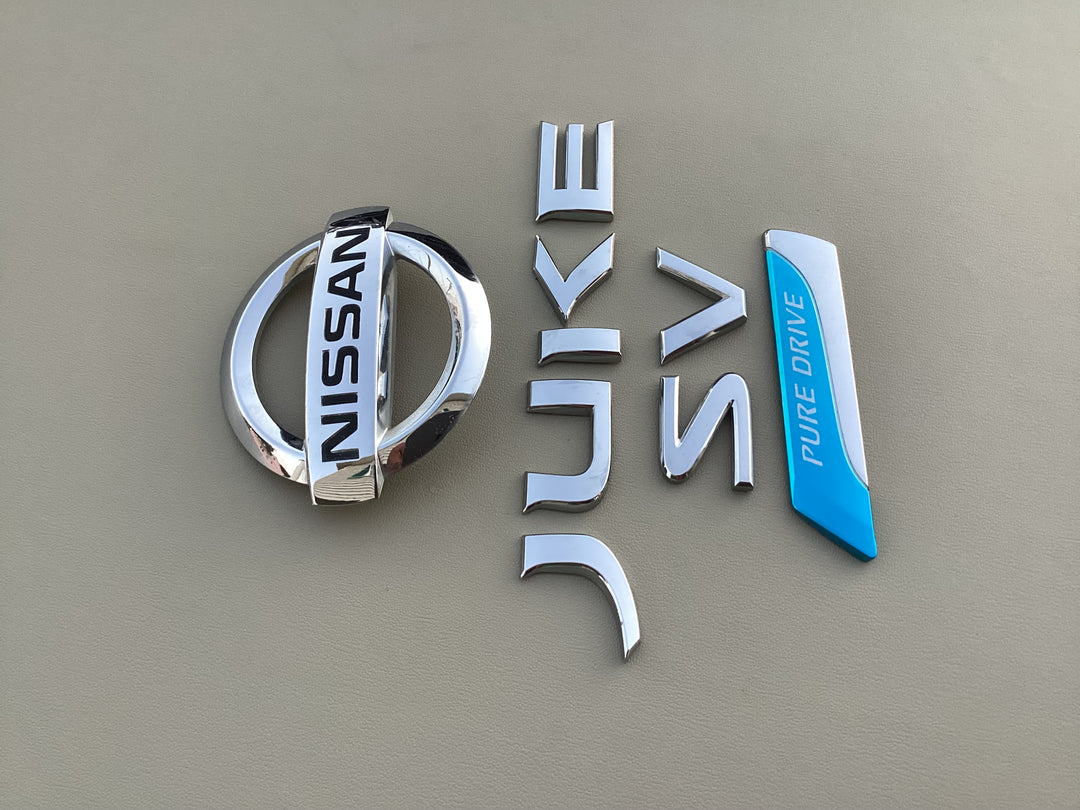 2011-2017 Nissan Juke SV Pure Drive Trunk Emblem Set