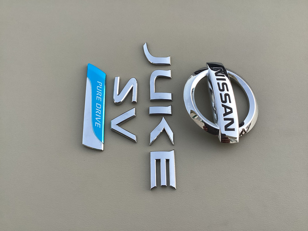 2011-2017 Nissan Juke SV Pure Drive Trunk Emblem Set