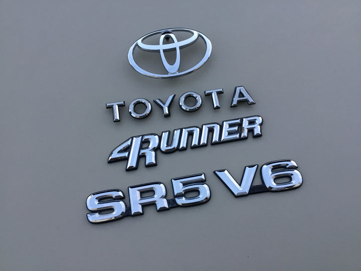 1990-1995 Toyota 4Runner SR5 V6 Tailgate Emblem Set