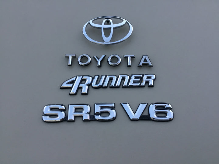 1990-1995 Toyota 4Runner SR5 V6 Tailgate Emblem Set