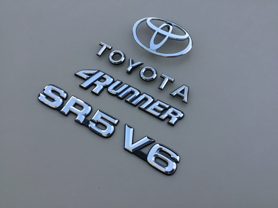 1990-1995 Toyota 4Runner SR5 V6 Tailgate Emblem Set