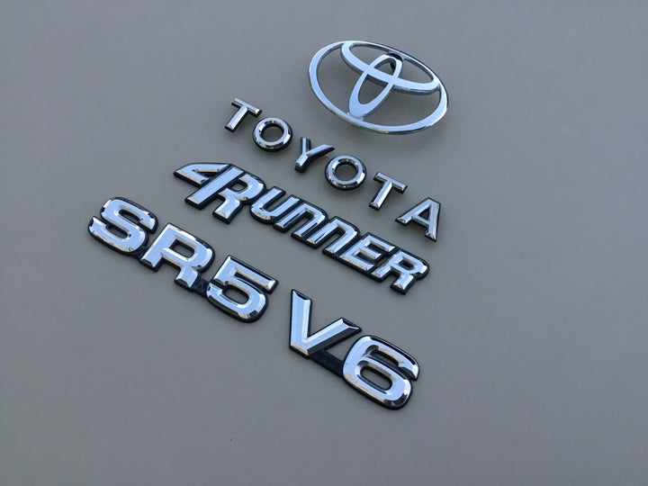 1990-1995 Toyota 4Runner SR5 V6 Tailgate Emblem Set