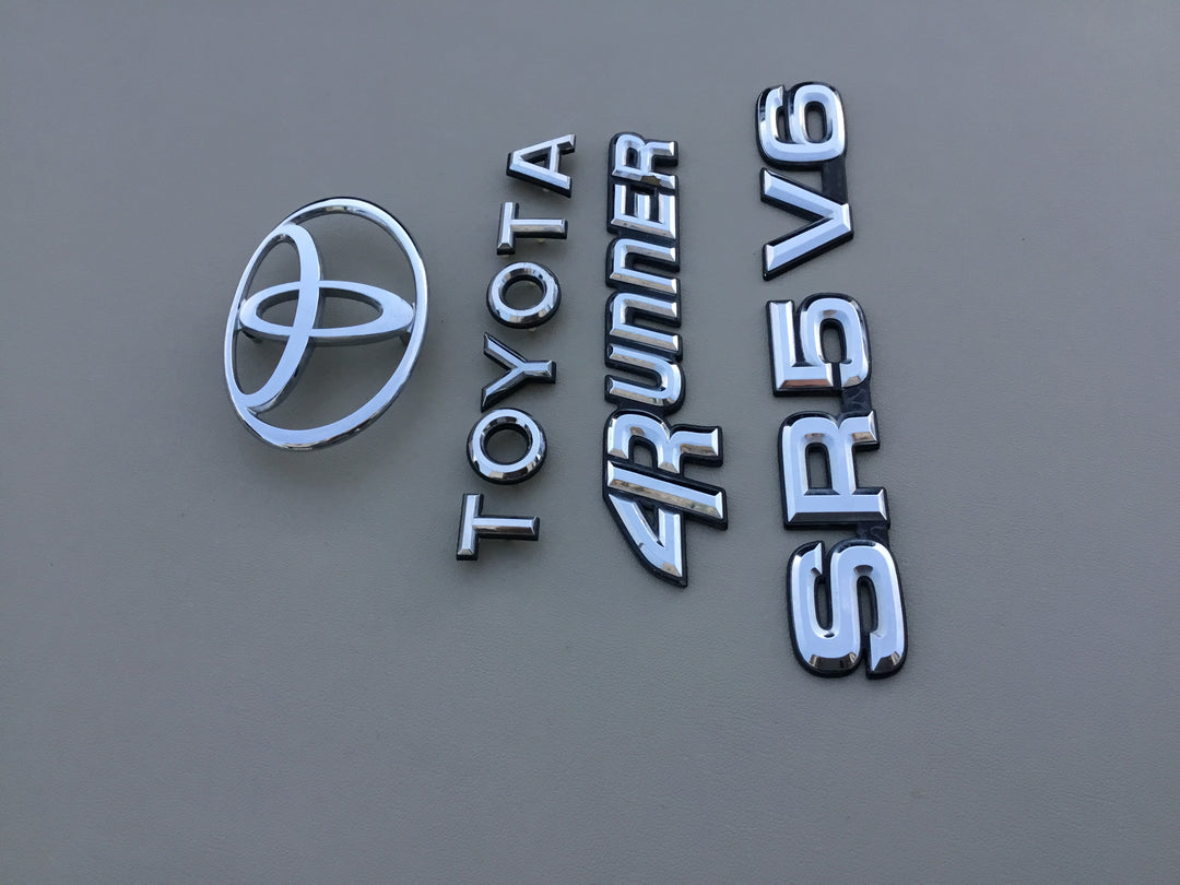 1990-1995 Toyota 4Runner SR5 V6 Tailgate Emblem Set