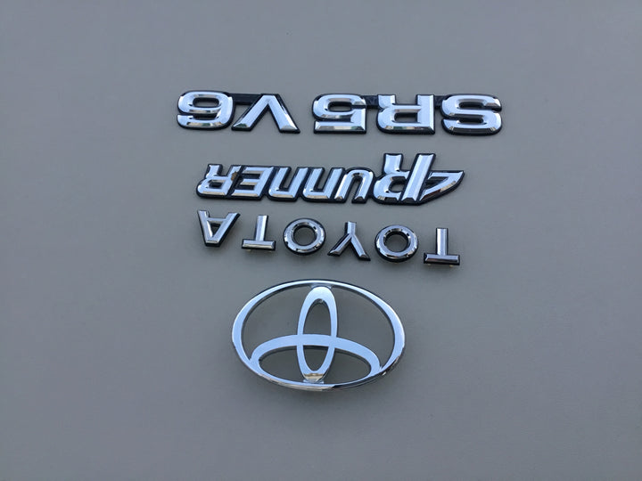 1990-1995 Toyota 4Runner SR5 V6 Tailgate Emblem Set