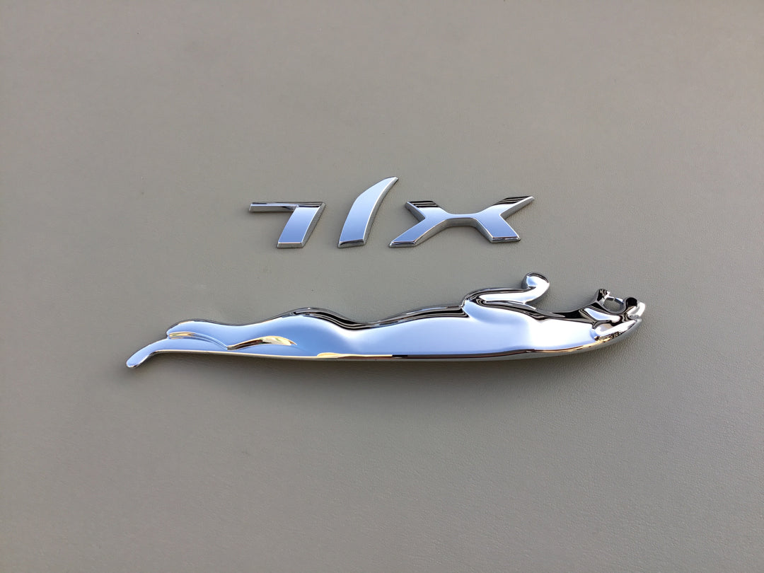 2010-2013 Jaguar XJL Trunk Emblem Set