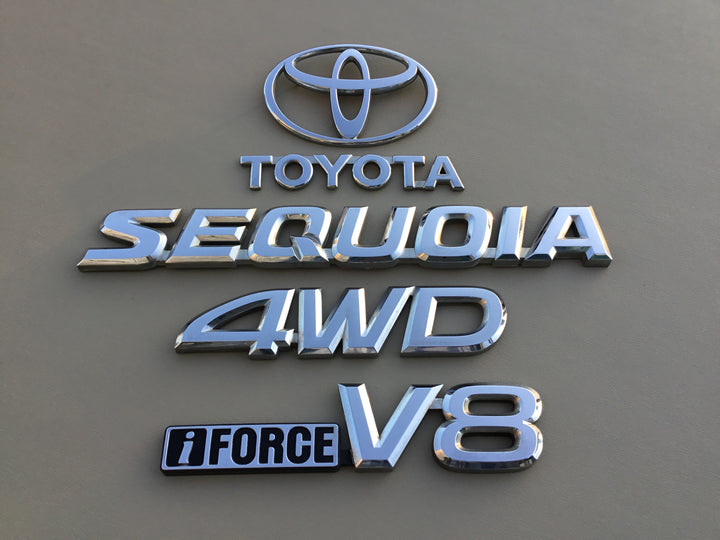 2001-2007 Toyota Sequoia IForce 4WD Tailgate Emblem Set