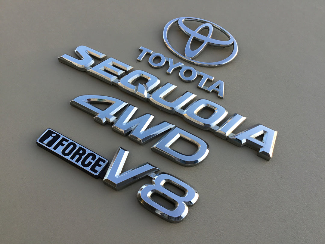 2001-2007 Toyota Sequoia IForce 4WD Tailgate Emblem Set