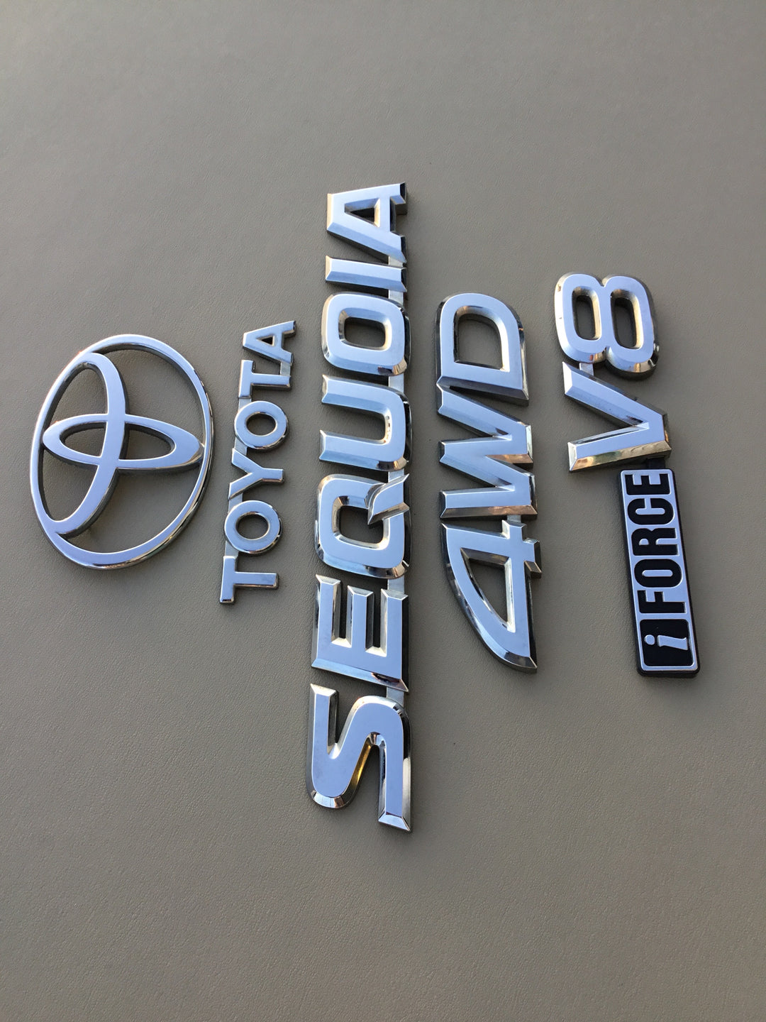 2001-2007 Toyota Sequoia IForce 4WD Tailgate Emblem Set