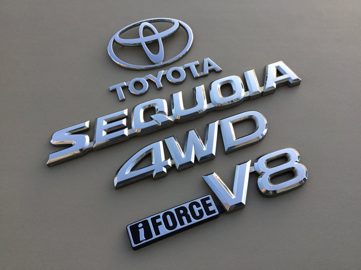 2001-2007 Toyota Sequoia IForce 4WD Tailgate Emblem Set