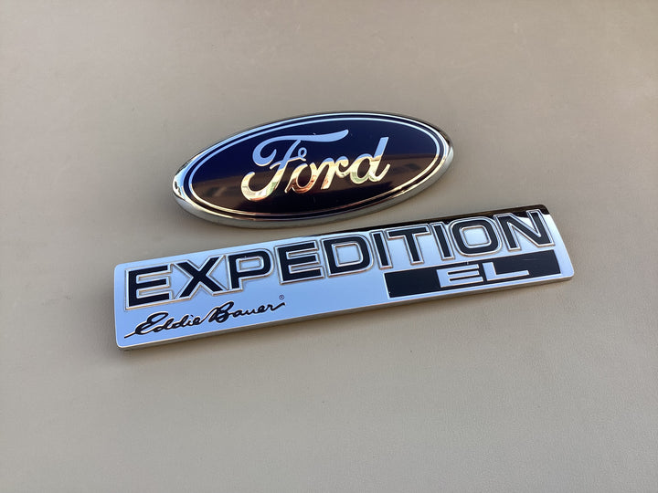 2007-2010 Ford Expedition EL Eddie Bauer Tailgate Emblem Set