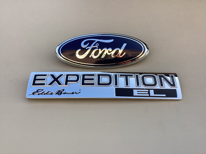 2007-2010 Ford Expedition EL Eddie Bauer Tailgate Emblem Set