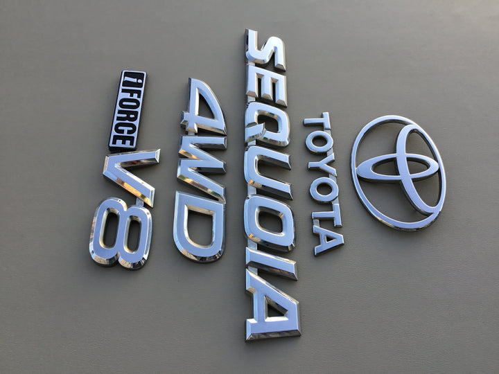 2001-2007 Toyota Sequoia IForce 4WD Tailgate Emblem Set