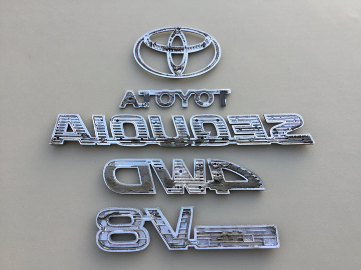 2001-2007 Toyota Sequoia IForce 4WD Tailgate Emblem Set