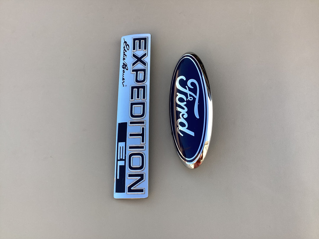 2007-2010 Ford Expedition EL Eddie Bauer Tailgate Emblem Set
