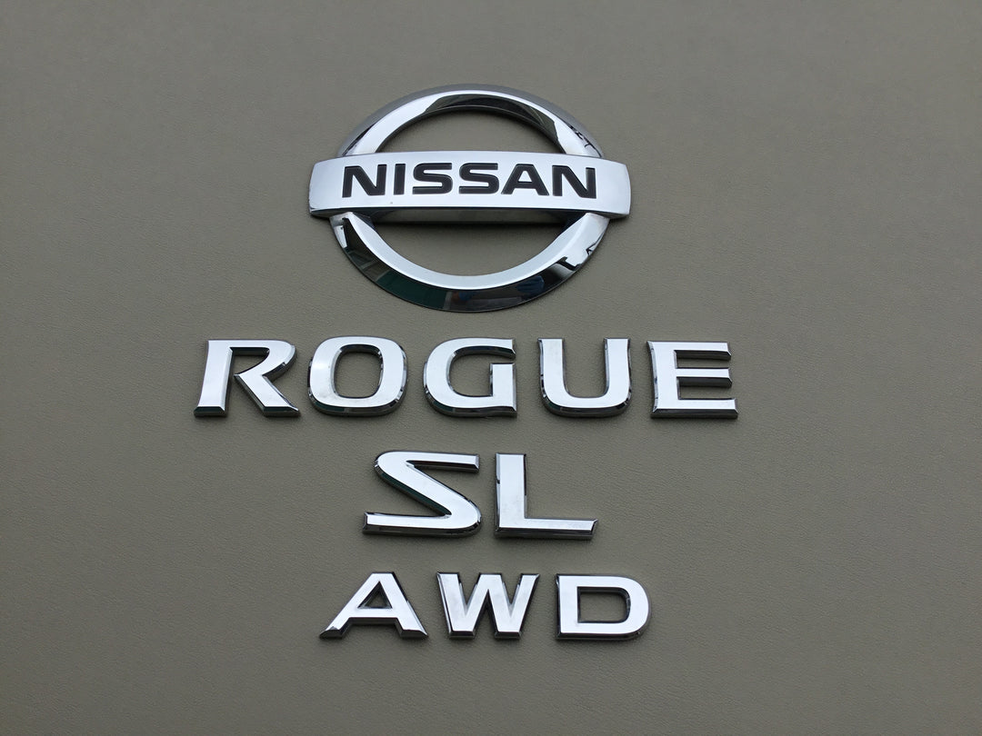 2008-2013 Nissan Rogue SL AWD Tailgate Emblem Set