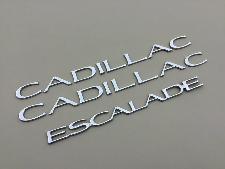 1999-2000 Cadillac Escalade Door & Tailgate Emblem Set