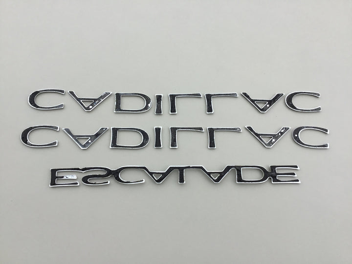 1999-2000 Cadillac Escalade Door & Tailgate Emblem Set