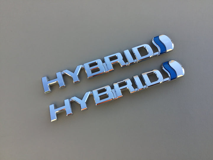 2012-2017 Toyota Prius V Hybrid Fender Emblem Set