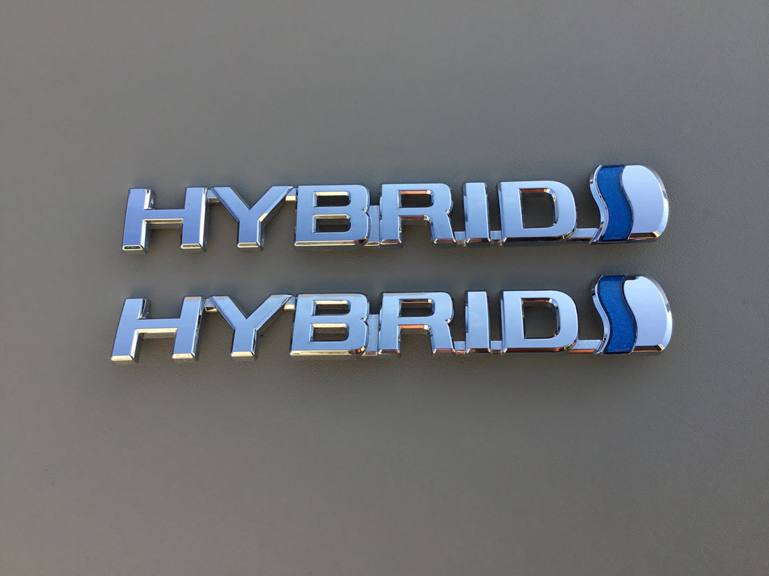 2012-2017 Toyota Prius V Hybrid Fender Emblem Set