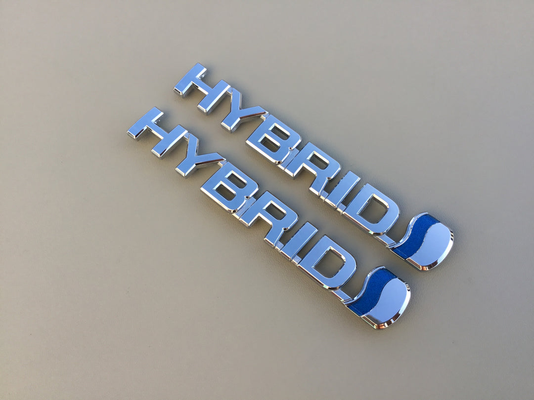 2012-2017 Toyota Prius V Hybrid Fender Emblem Set