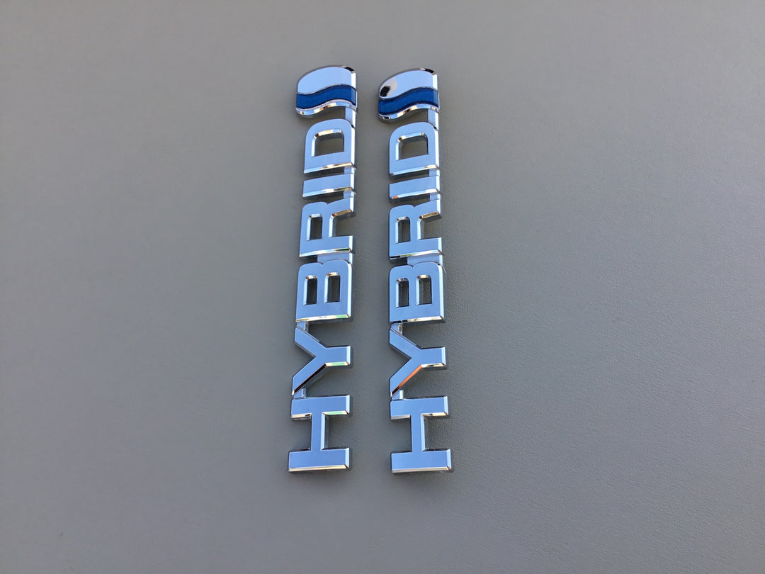 2012-2017 Toyota Prius V Hybrid Fender Emblem Set