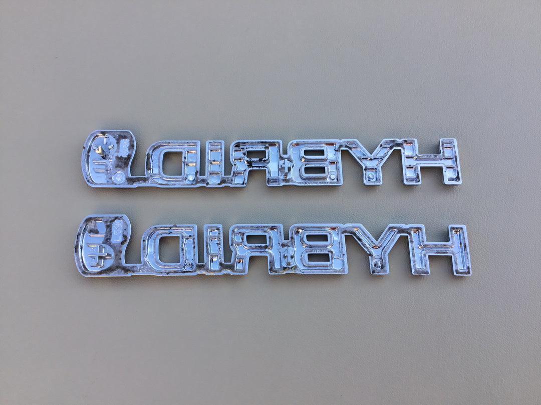 2012-2017 Toyota Prius V Hybrid Fender Emblem Set