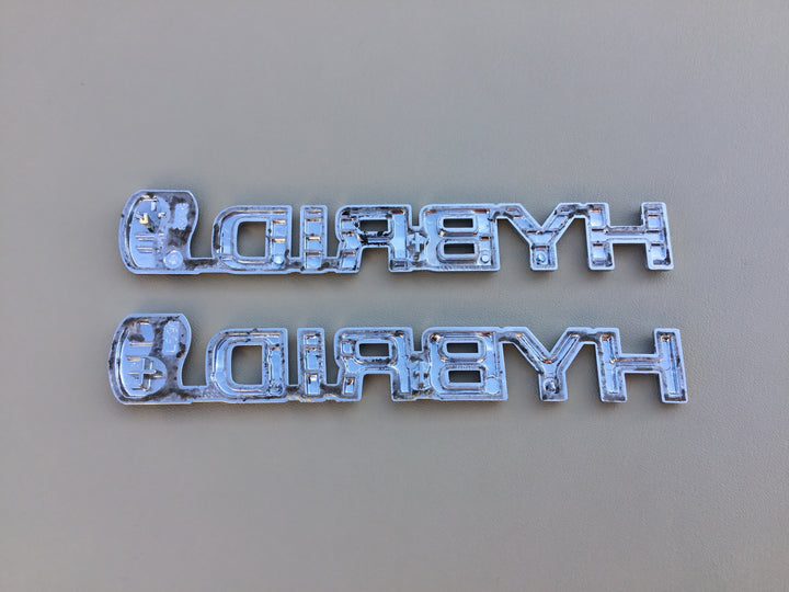 2012-2017 Toyota Prius V Hybrid Fender Emblem Set