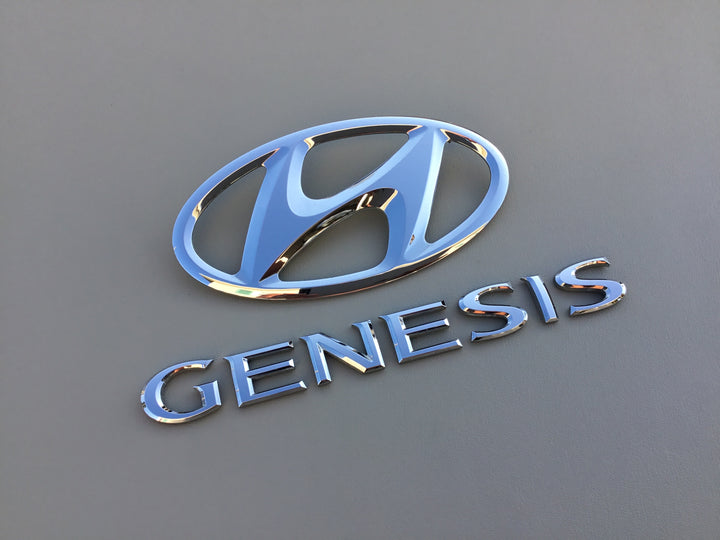 2009-2014 Hyundai Genesis Trunk Emblem Set