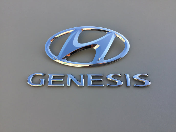 2009-2014 Hyundai Genesis Trunk Emblem Set