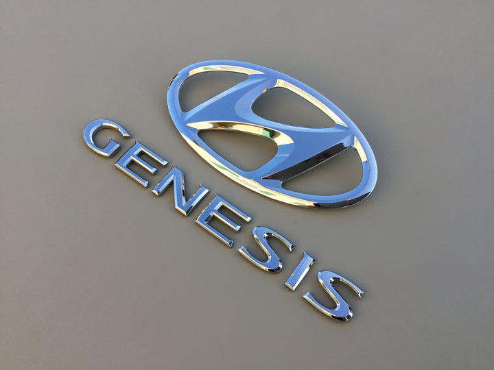 2009-2014 Hyundai Genesis Trunk Emblem Set