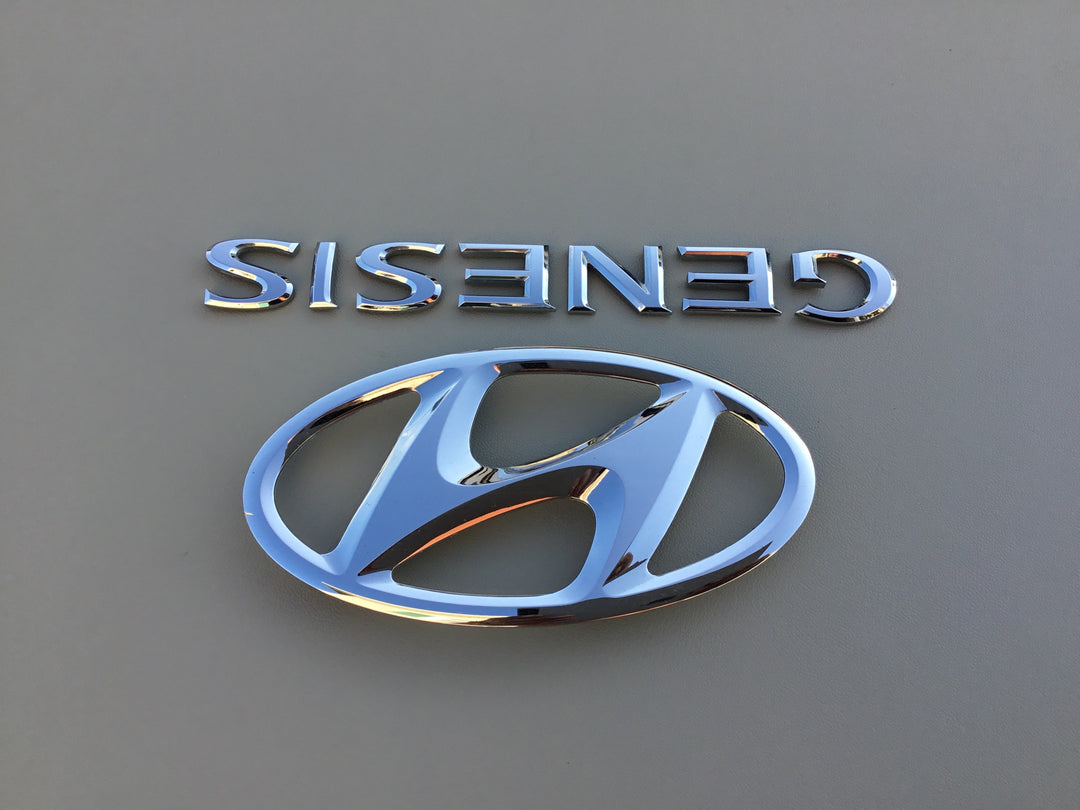 2009-2014 Hyundai Genesis Trunk Emblem Set