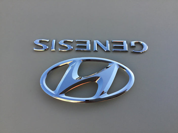 2009-2014 Hyundai Genesis Trunk Emblem Set