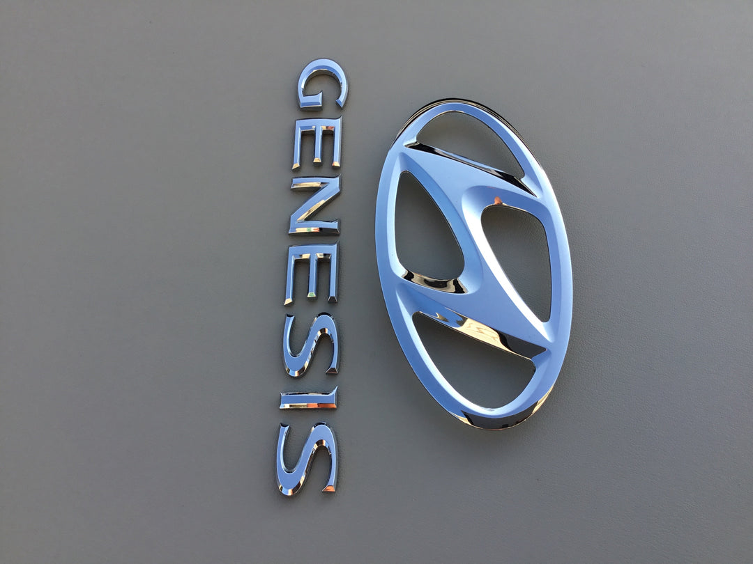 2009-2014 Hyundai Genesis Trunk Emblem Set