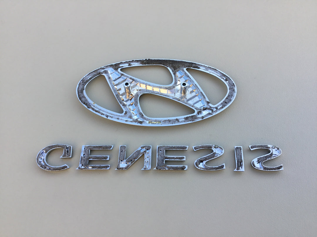 2009-2014 Hyundai Genesis Trunk Emblem Set