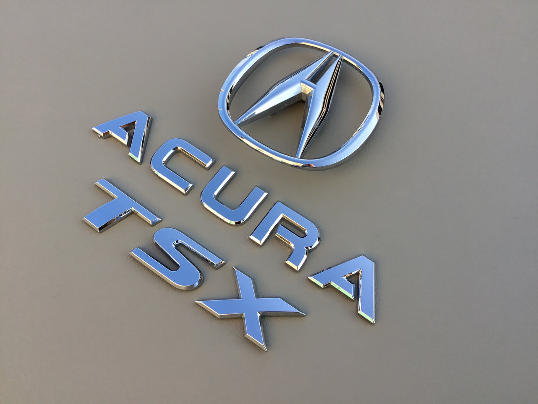 2009-2014 Acura TSX Trunk Emblem Set