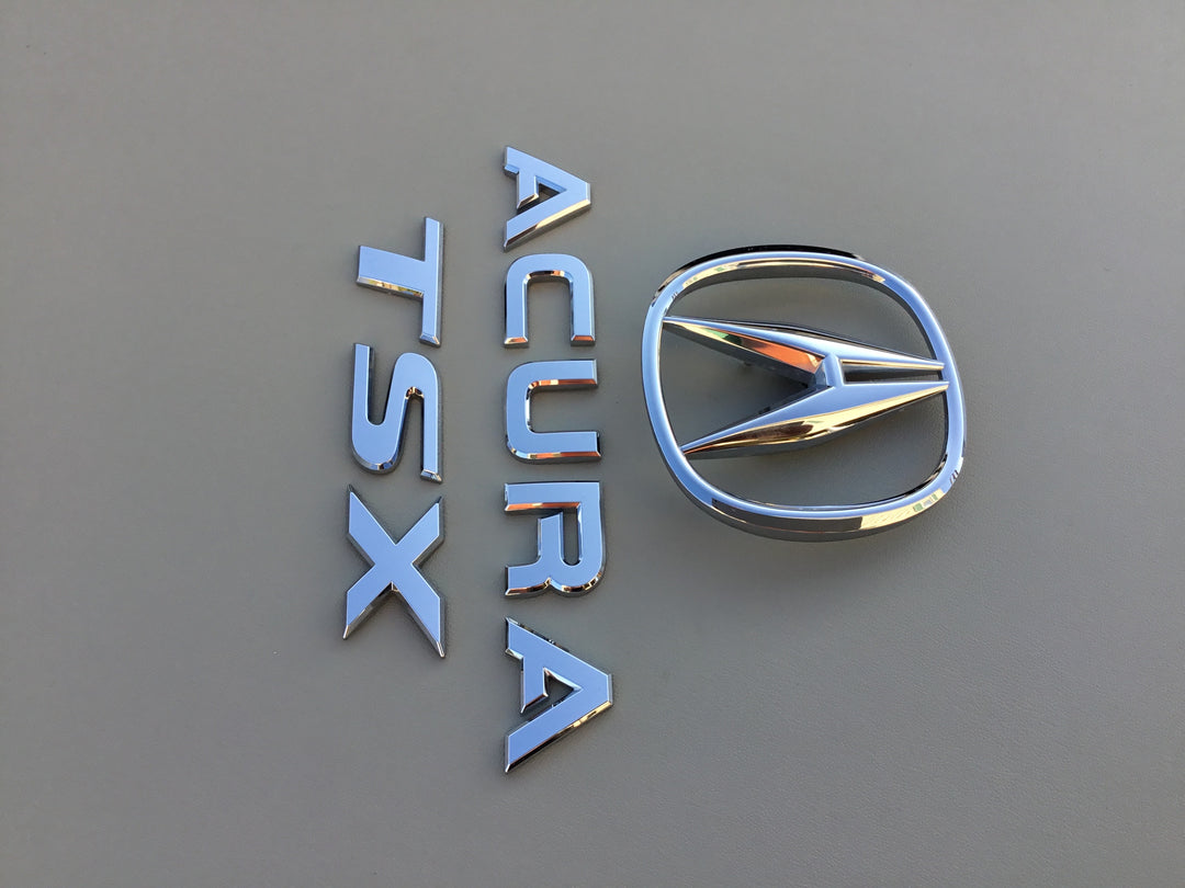 2009-2014 Acura TSX Trunk Emblem Set